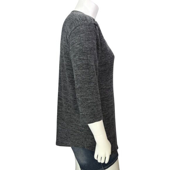 Torrid Women Sweater Super Soft Plush V Neck Lace Up Shoulder Detail Plus 2 | 2X - Picture 11 of 14